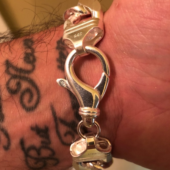 925 sterling silver Cuban Link Bracelet Brand New! - Picture 6 of 11